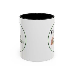 Echoes of the Garden Coffee Mug with Color Highlights