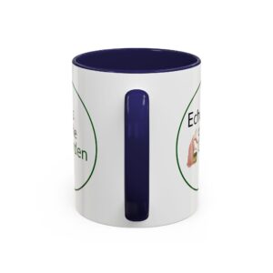 Echoes of the Garden Coffee Mug with Color Highlights - Image 8