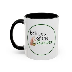 Echoes of the Garden Coffee Mug with Color Highlights - Image 3